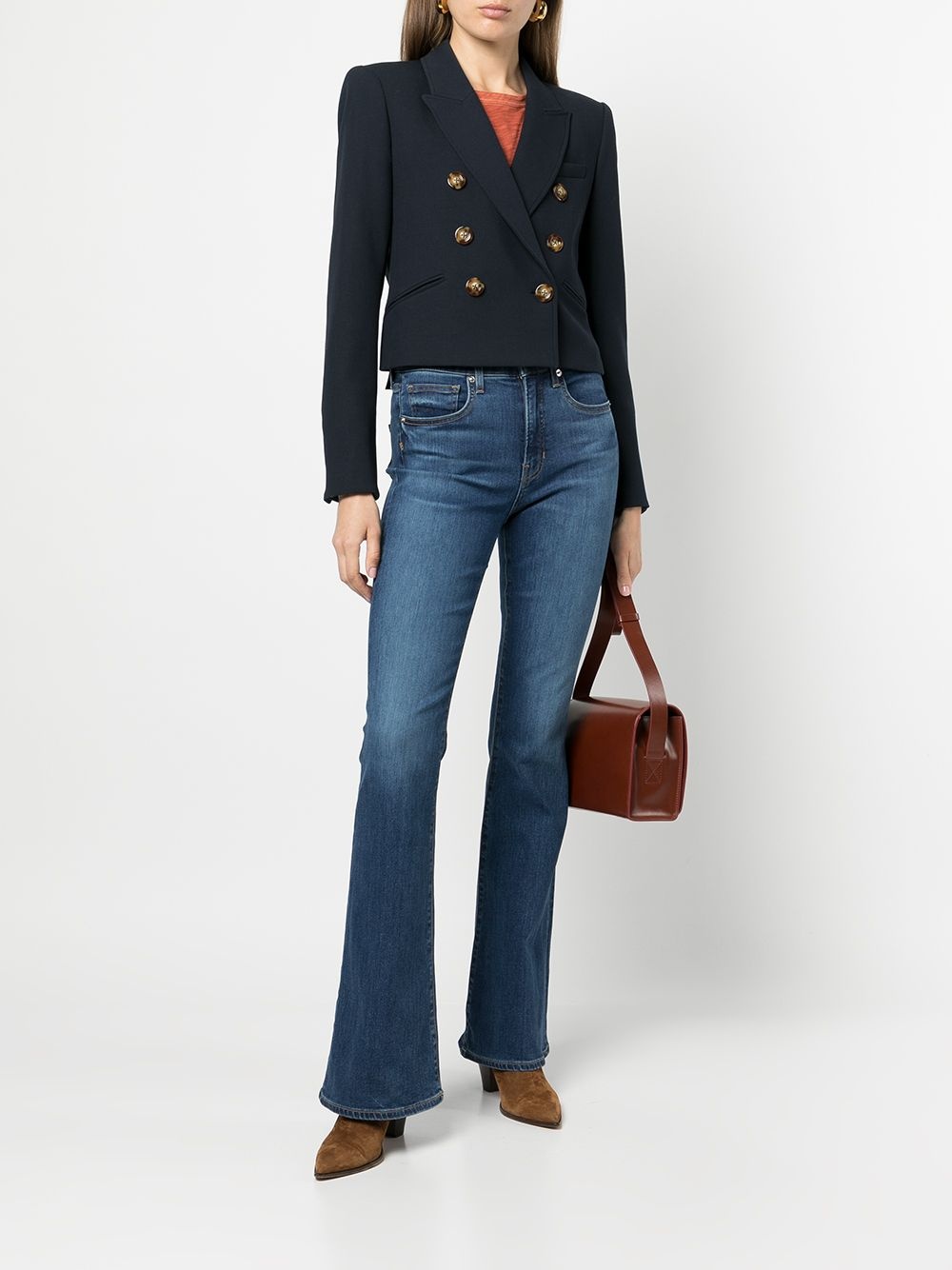 Beverly high-rise flared jeans - 2