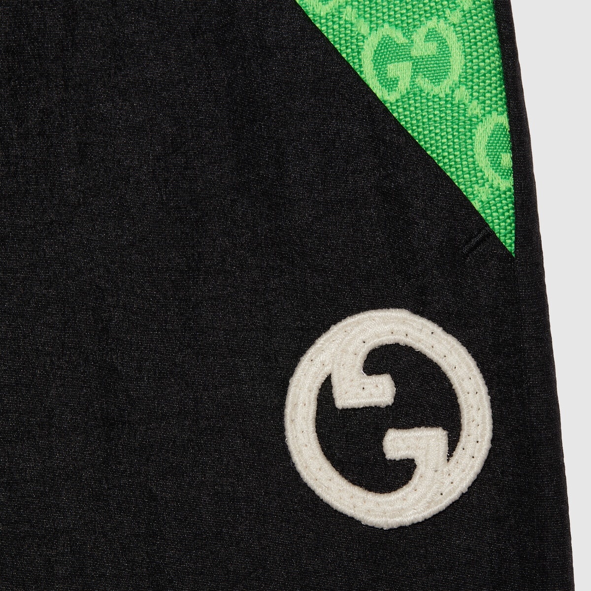Nylon pant with patch - 4