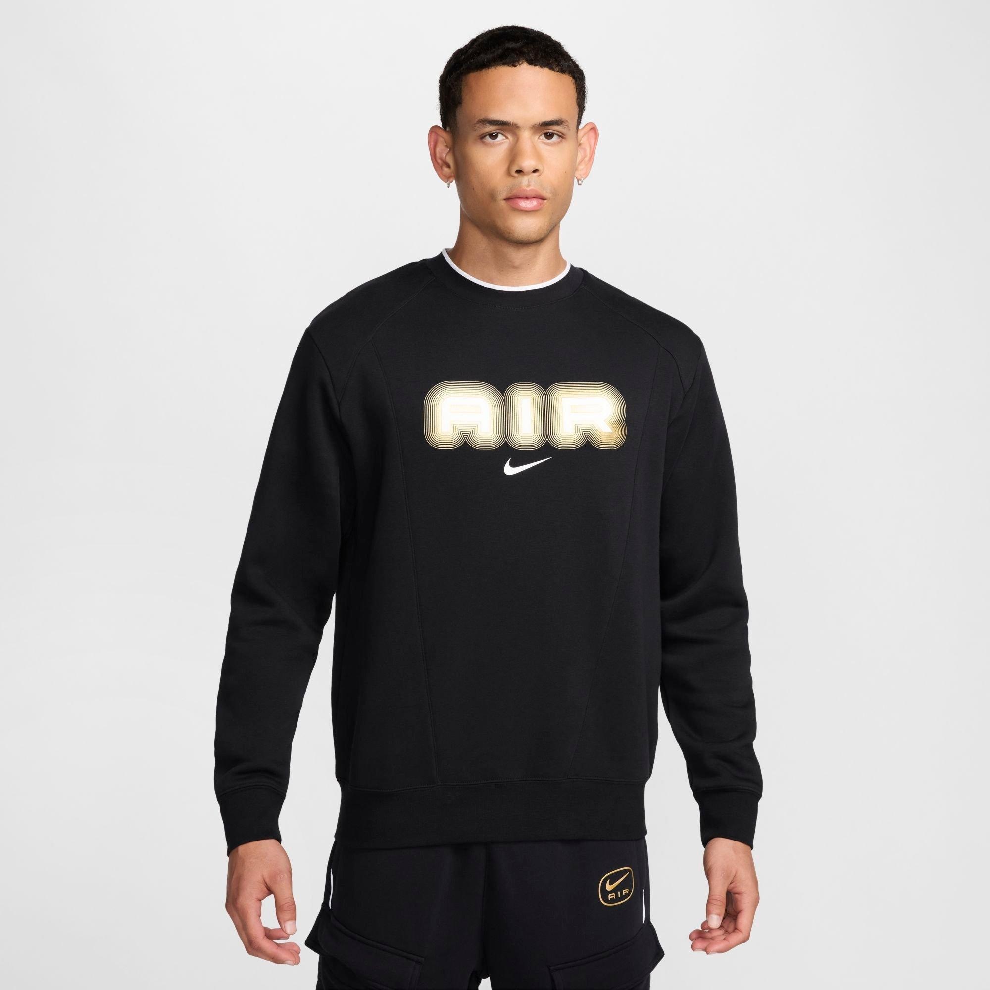 MEN'S NIKE AIR FLEECE CREWNECK SWEATSHIRT - 1