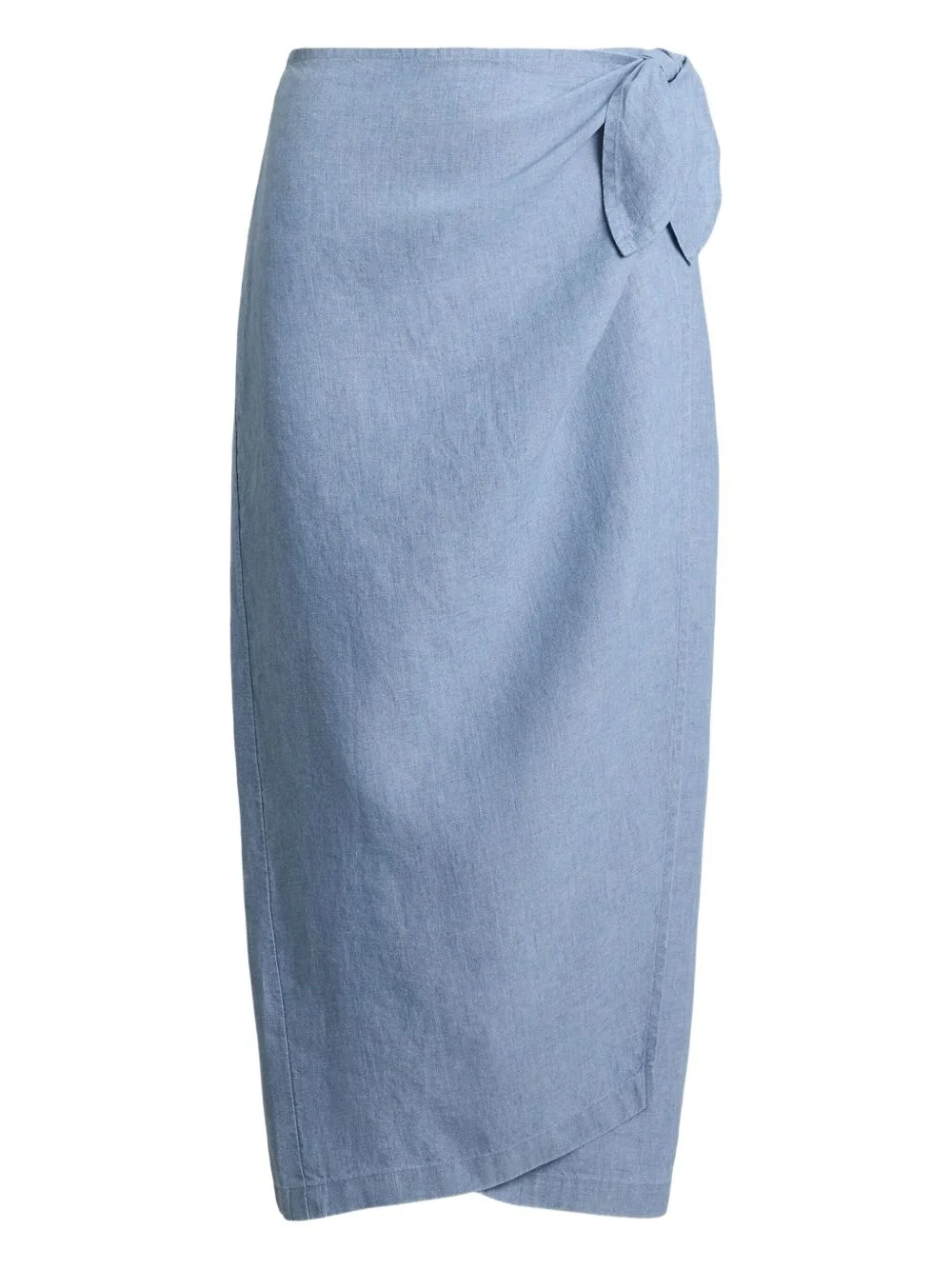 wrapped midi skirt - 1