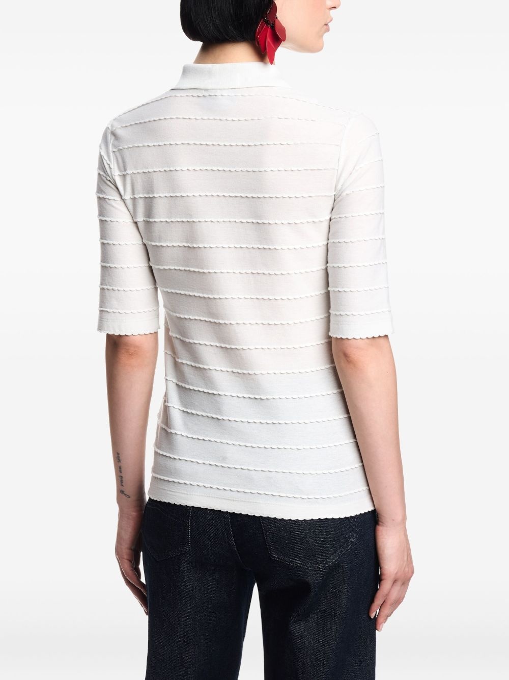 polo-neck t-shirt - 4