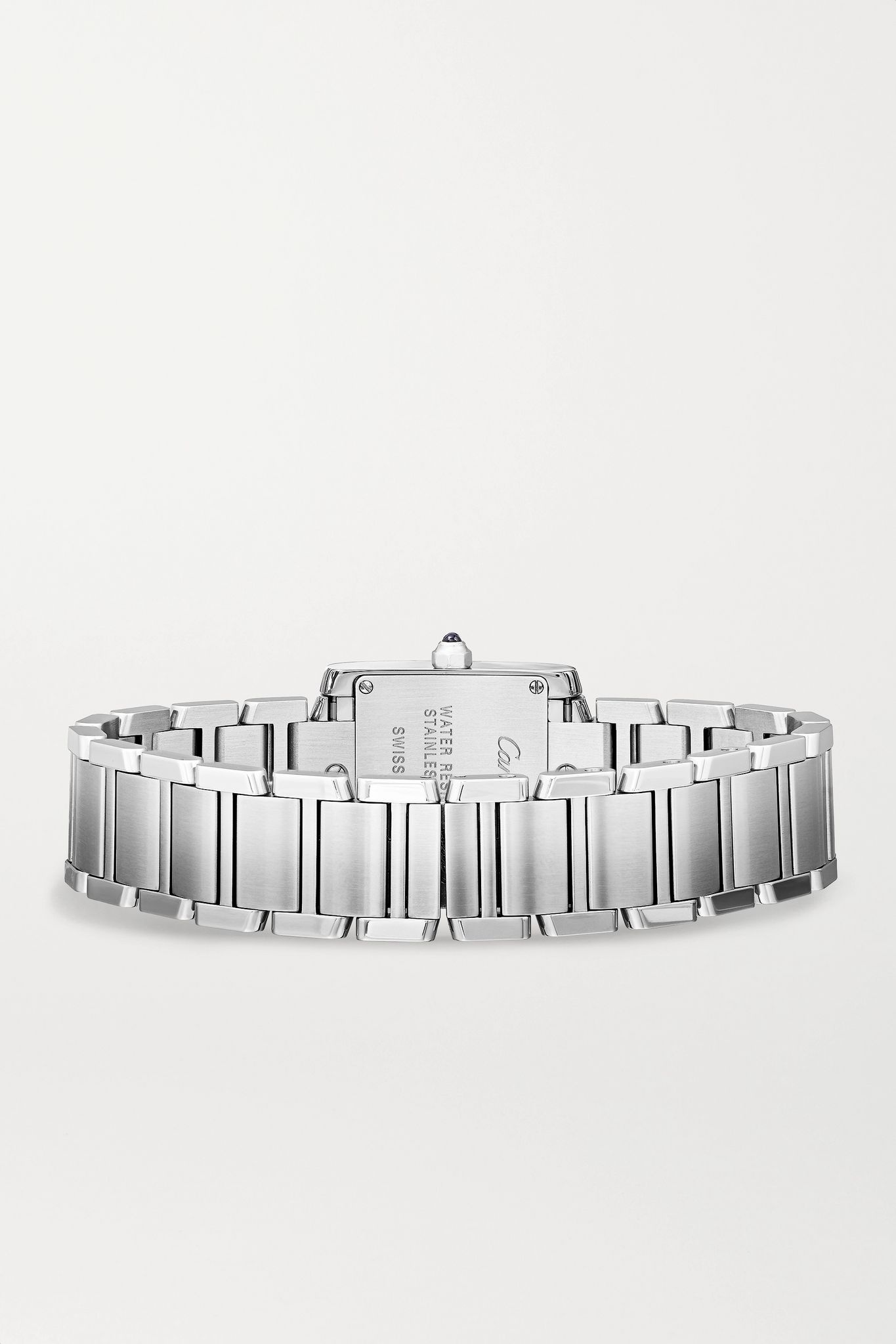 Tank Française 25.2mm small stainless steel and diamond watch - 6