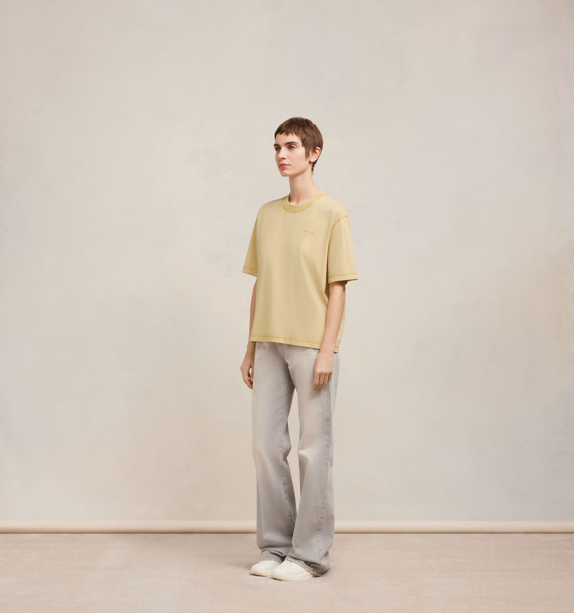 AMI Paris Fade Out T-shirt | REVERSIBLE