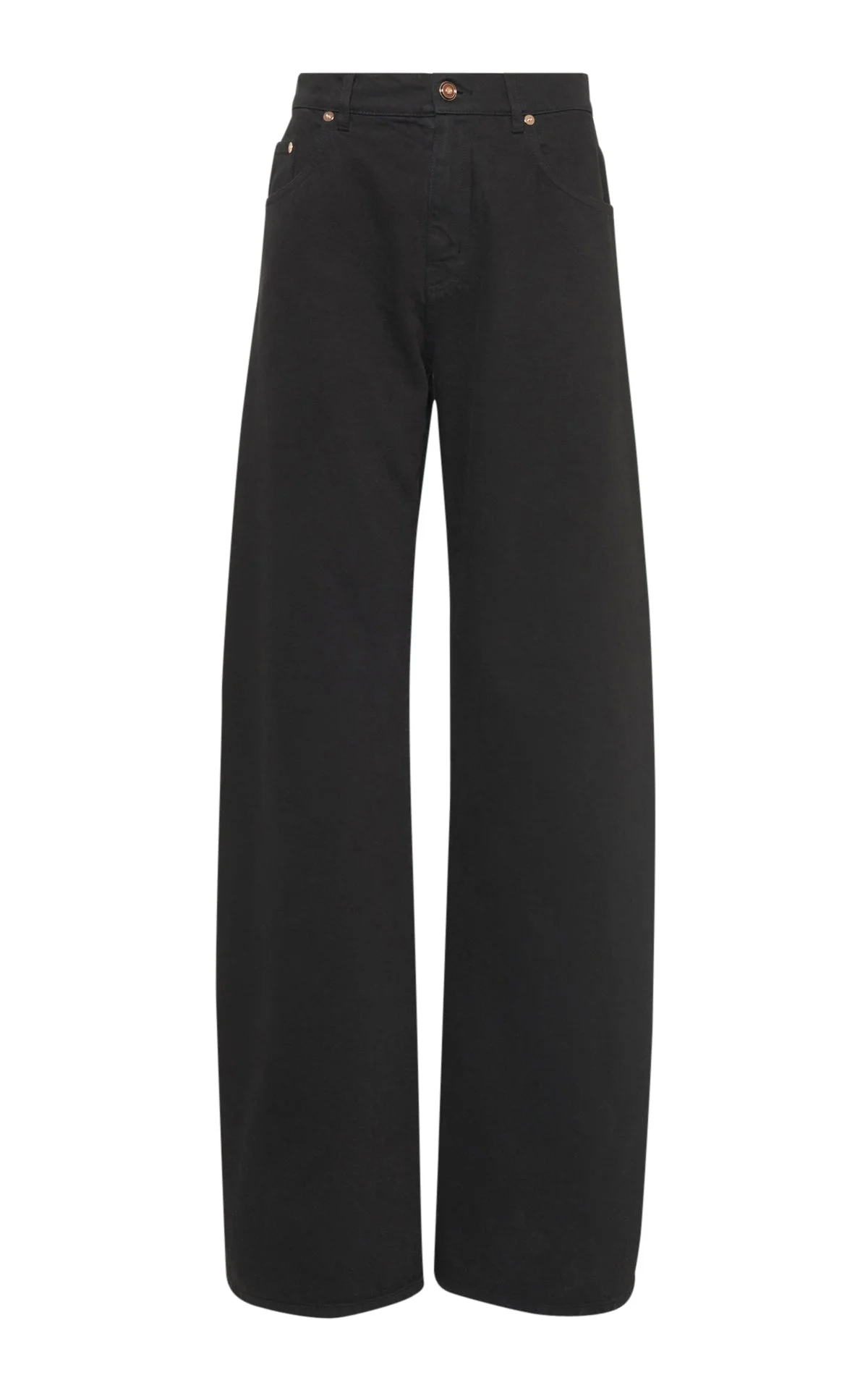 Amoret Jean in Black Recycled Cotton Denim - 1