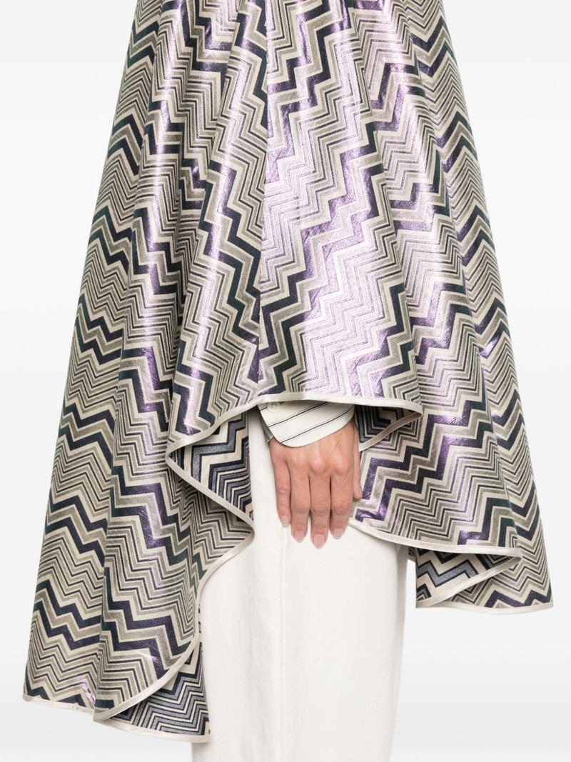 chevron-pattern hood cape 5