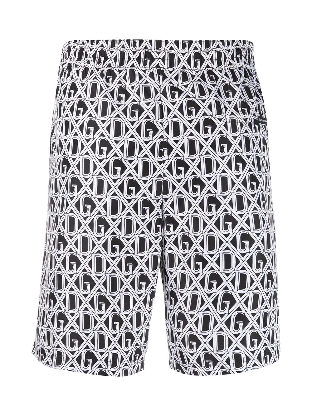 logo print swim shorts - 2