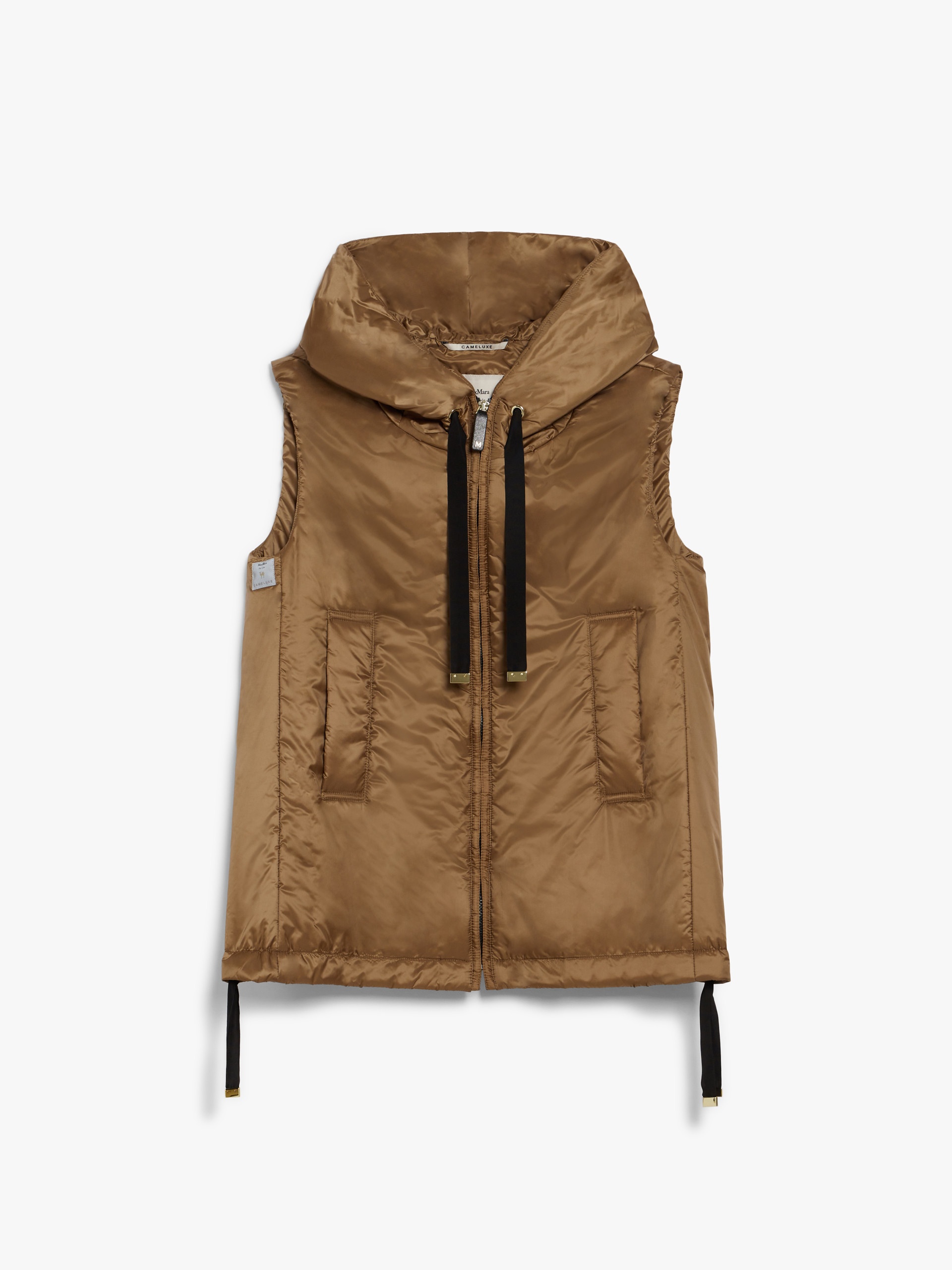 GREENGO Water-repellent canvas hooded gilet - 1