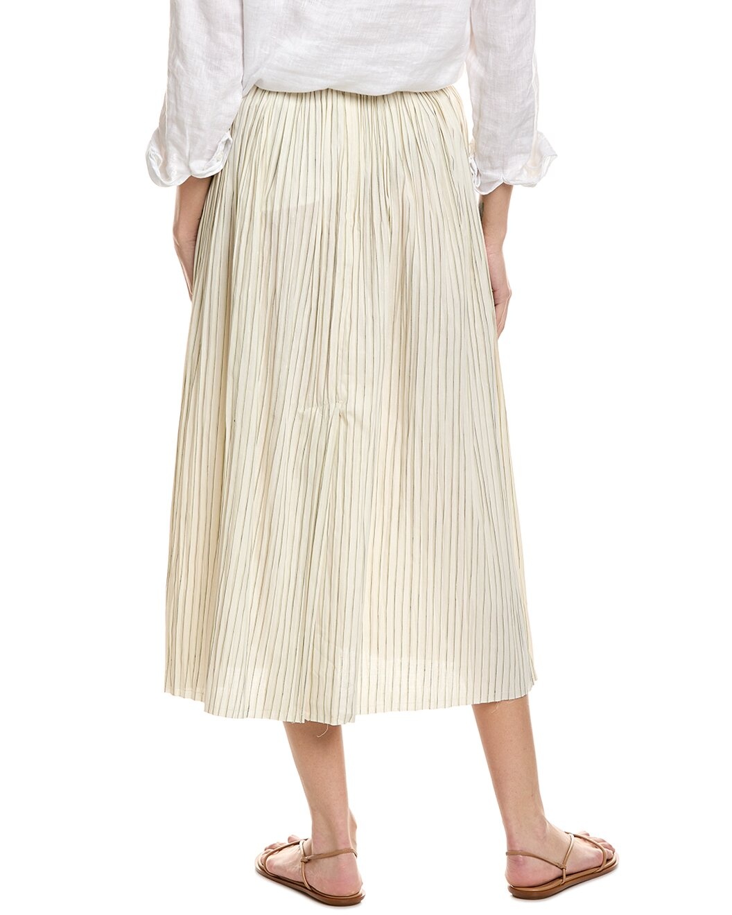 ALEXIS Rezza Linen-Blend Midi Skirt - 2