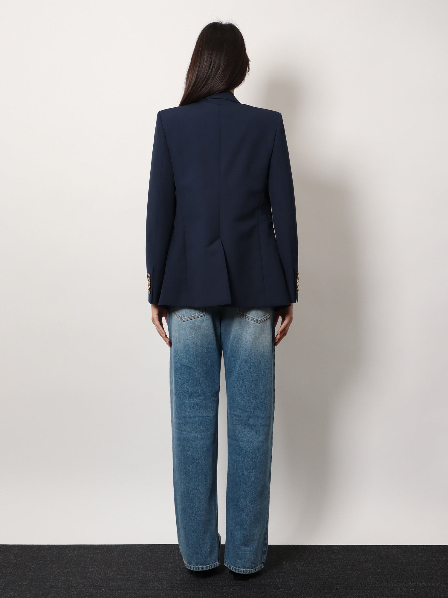 Cotton Blazer With Iconic Gucci Crest Buttons - 3