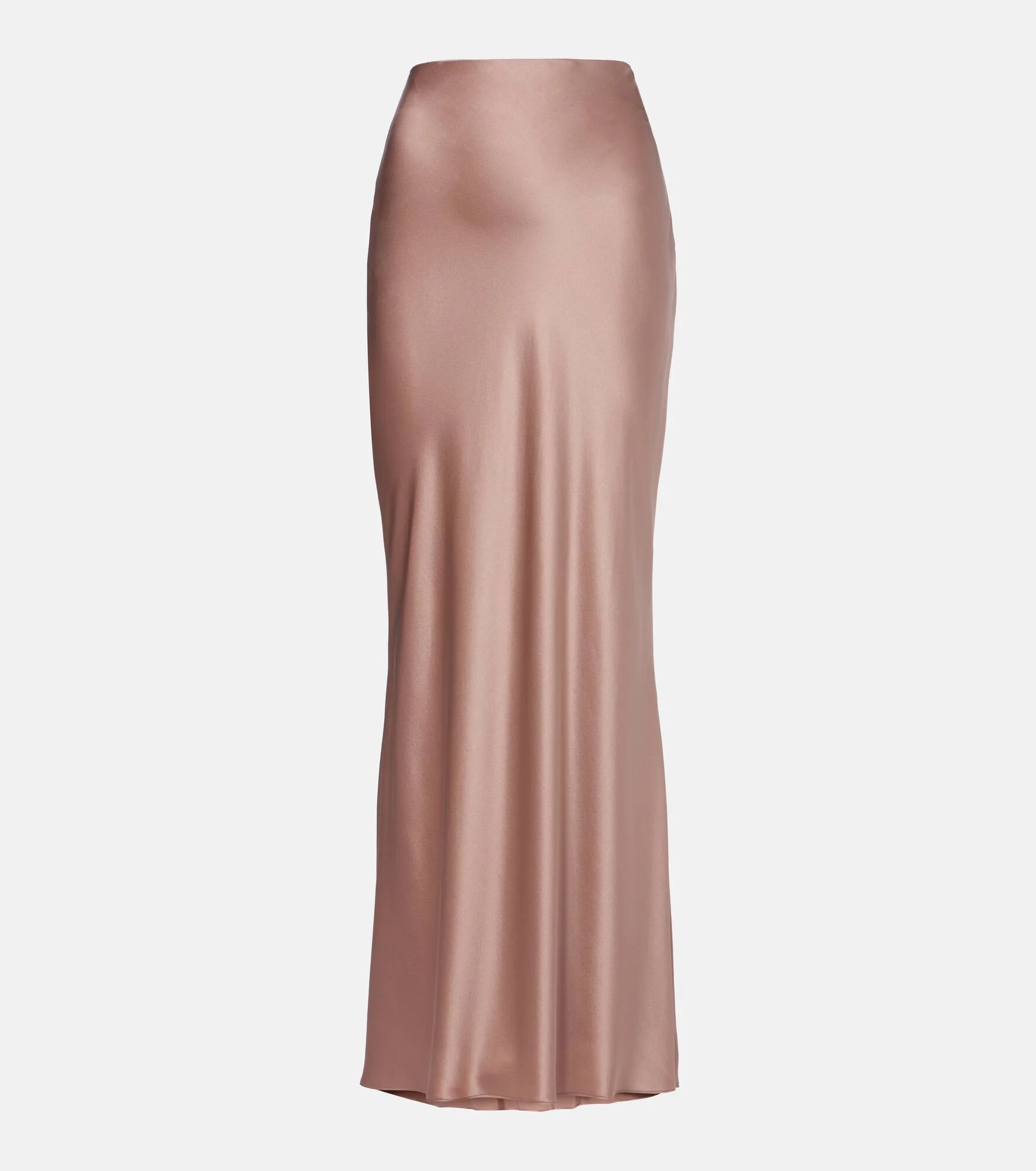 Silk satin maxi skirt - 1