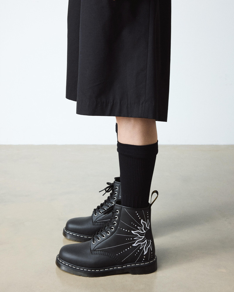 Dr. Martens 1460 SOLAR FLARE Reclaimed Leather Lace Up Boots outlook