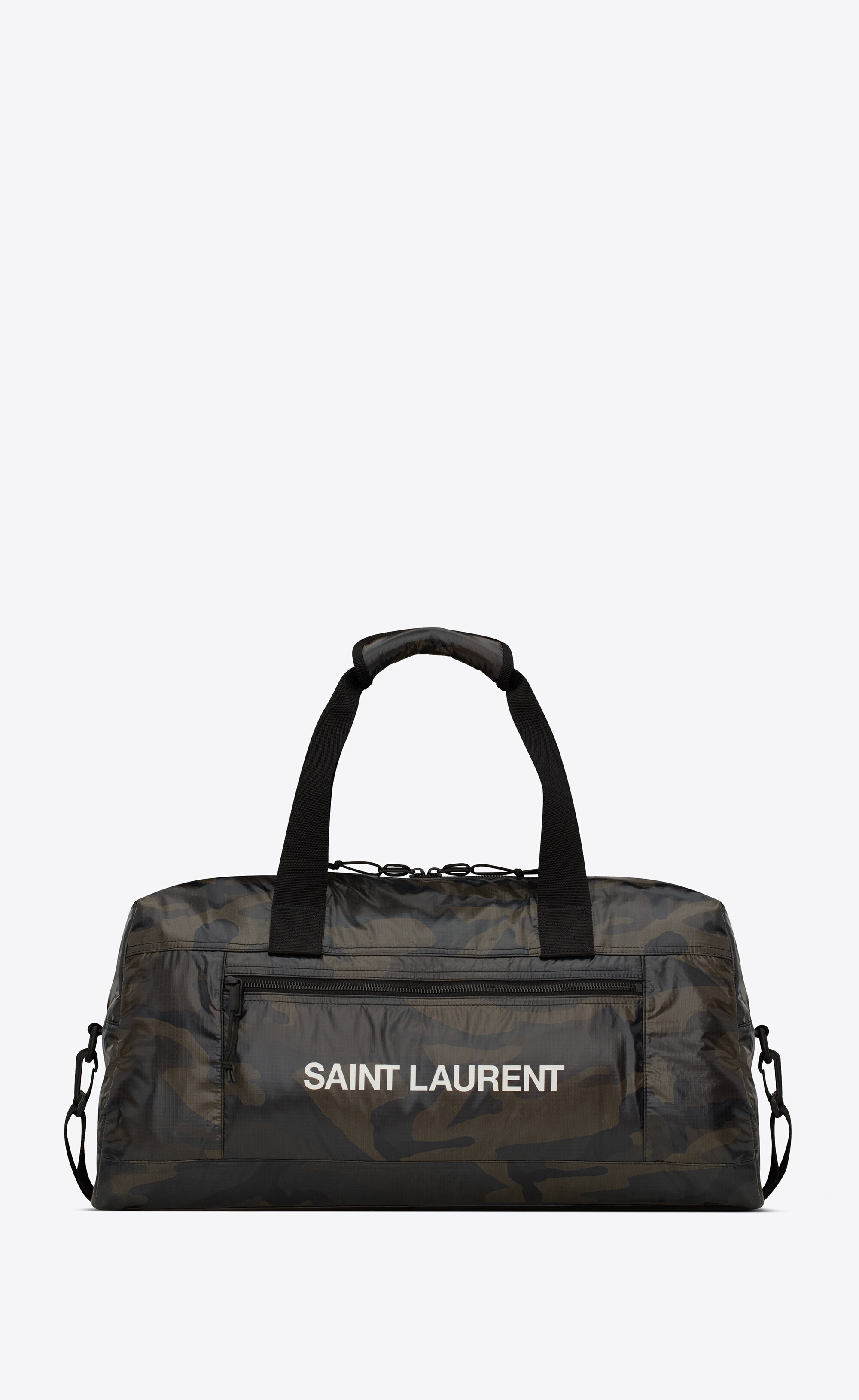 nuxx duffle bag in camo-print nylon - 1