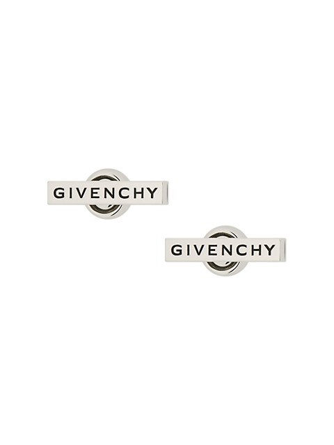 Givenchy Logo Stud Earrings - 3