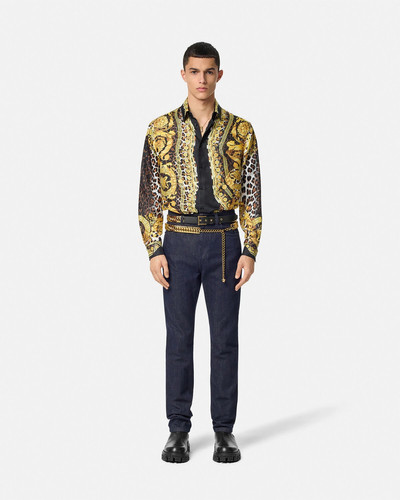 VERSACE Wild Barocco Illusion Silk Shirt outlook