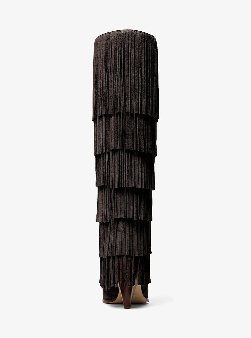 Jayla Fringed Suede Tall Boot 3