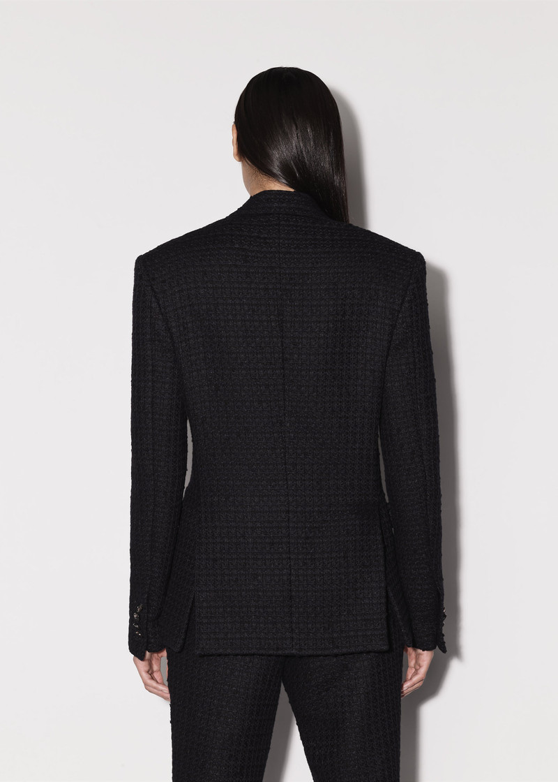 OVERSIZED BOUCLE DOUBLE BREASTED BLAZER 5