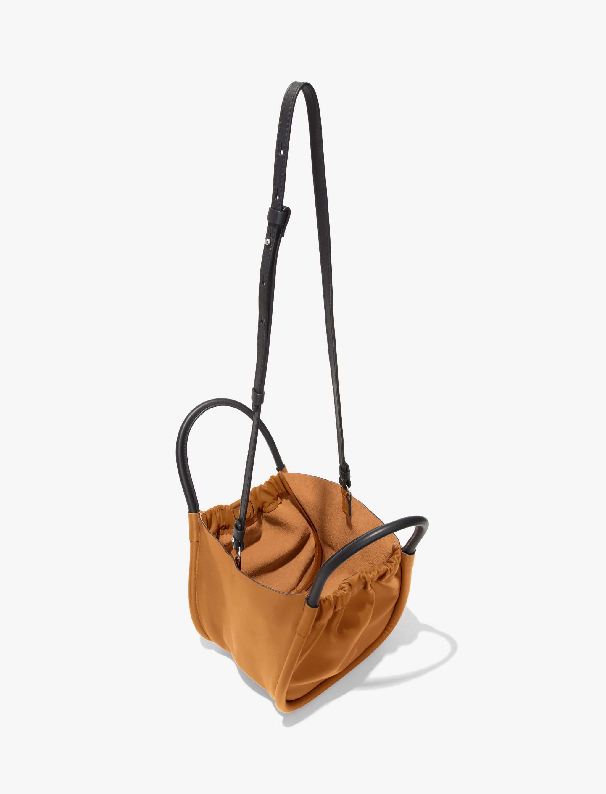 Small Ruched Crossbody Tote - 5