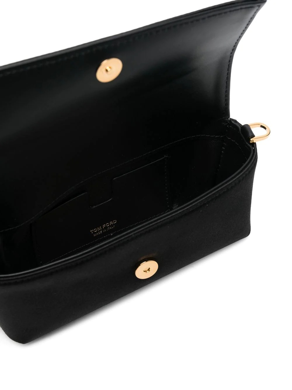 padlock-detail clutch bag - 5