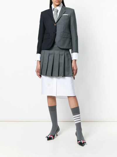 Thom Browne Striped Pleated Fun Mix Mini Skirt outlook