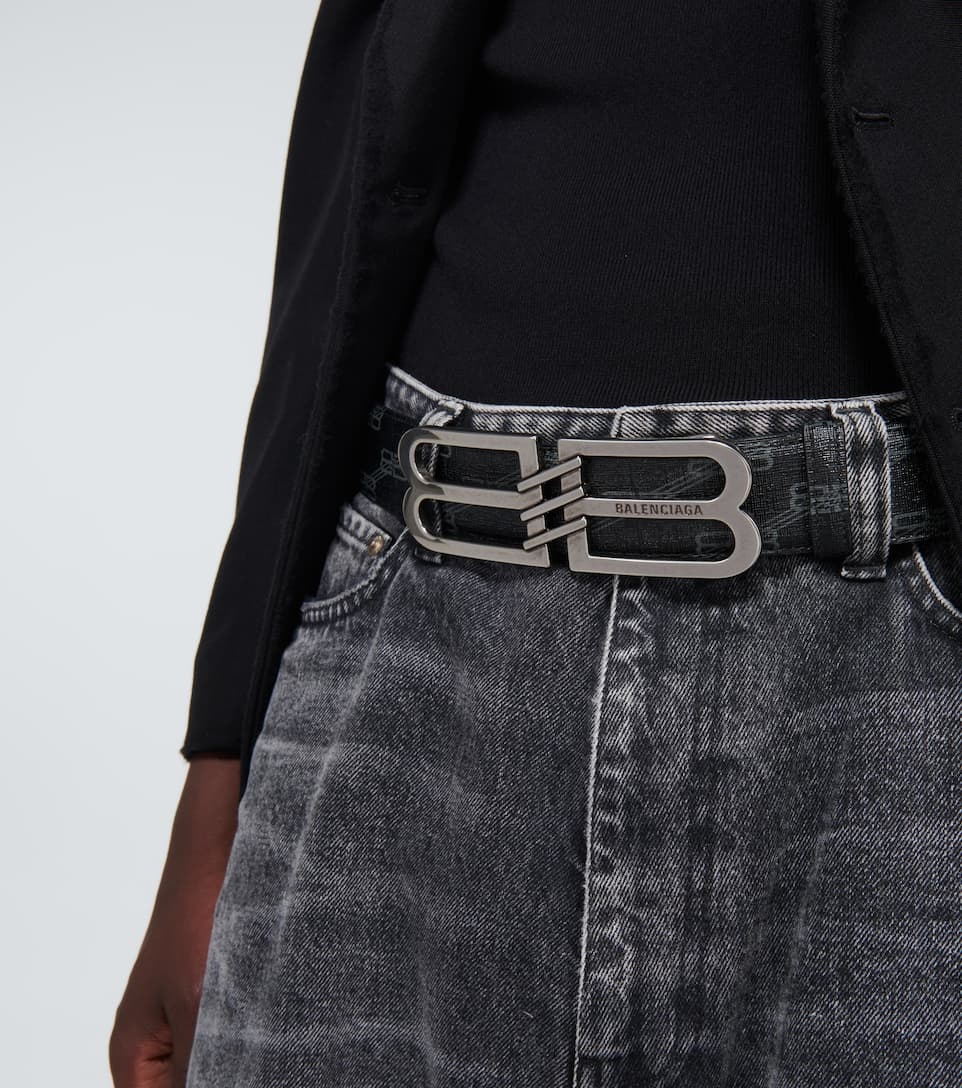 BB Signature coated canvas belt - 3