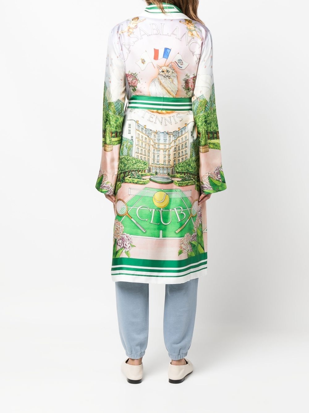 Tennis Club belted coat - 4