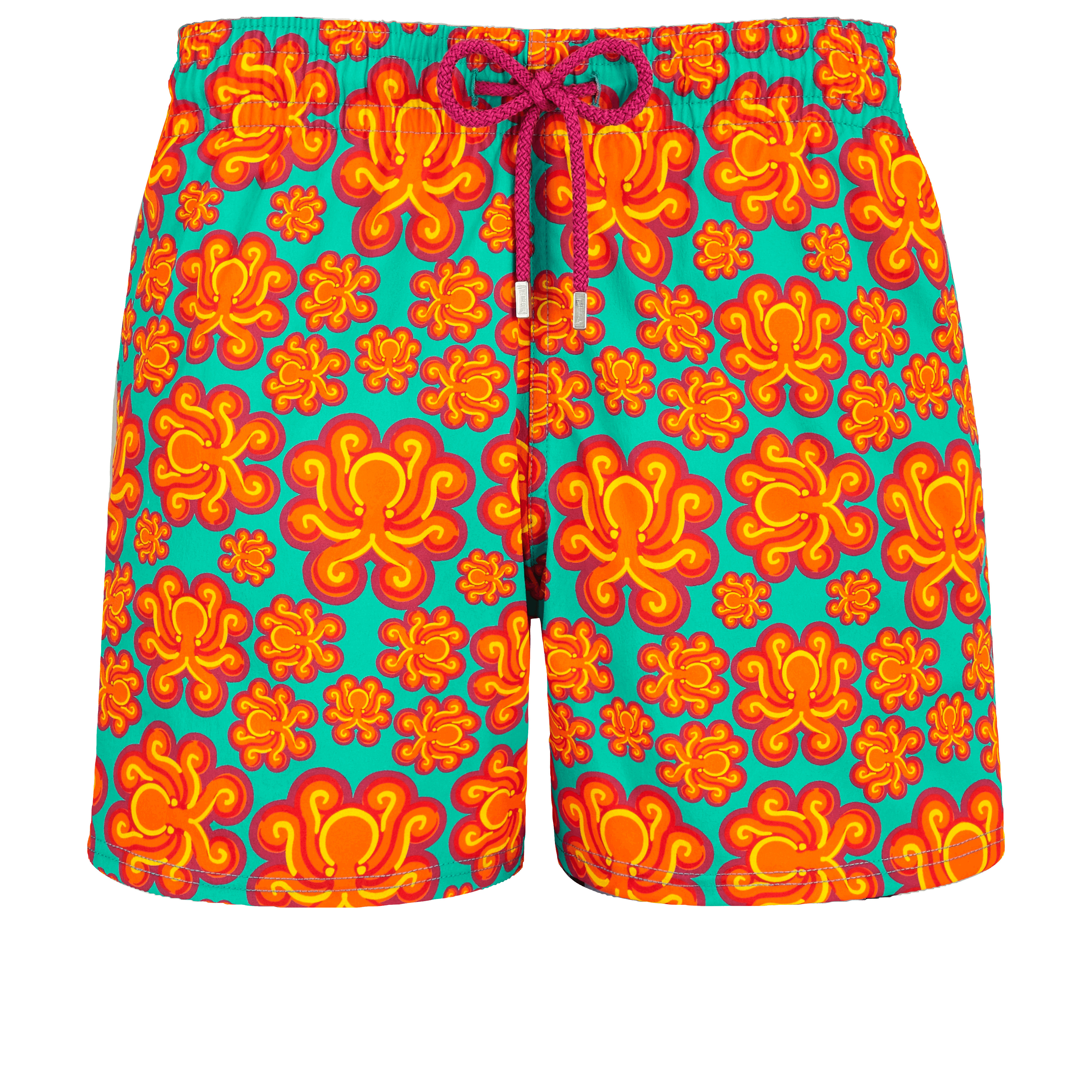 Men Stretch Swim Shorts Poulpes Neon - 1
