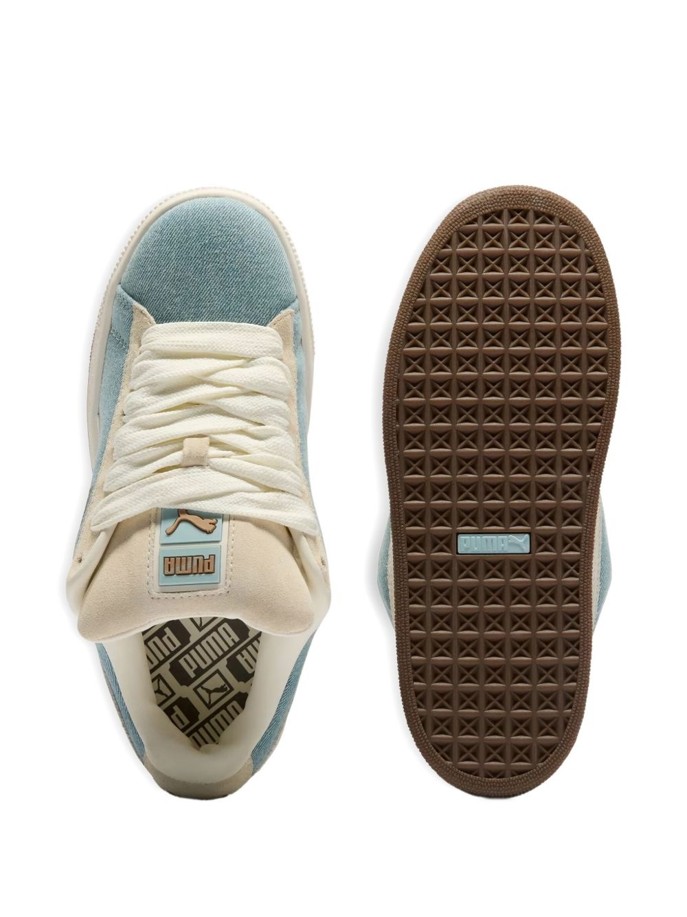 Suede XL "Denim" sneakers - 4