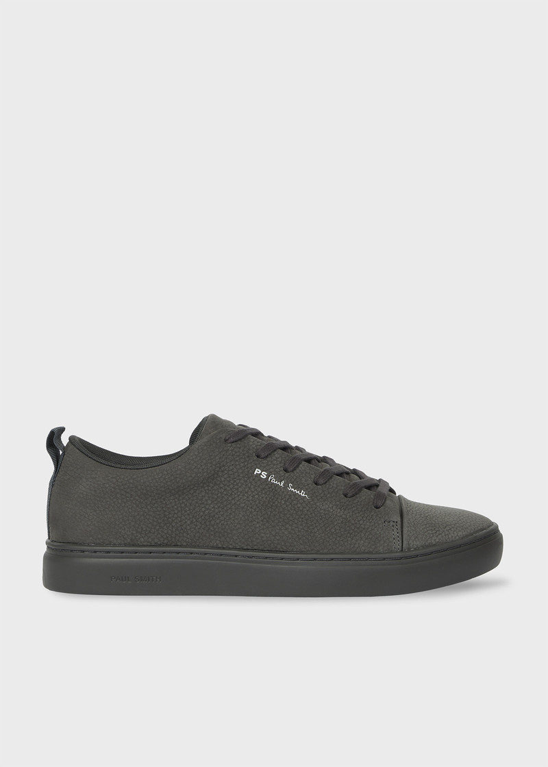 Dark Grey Nubuck 'Lee' Trainers 1