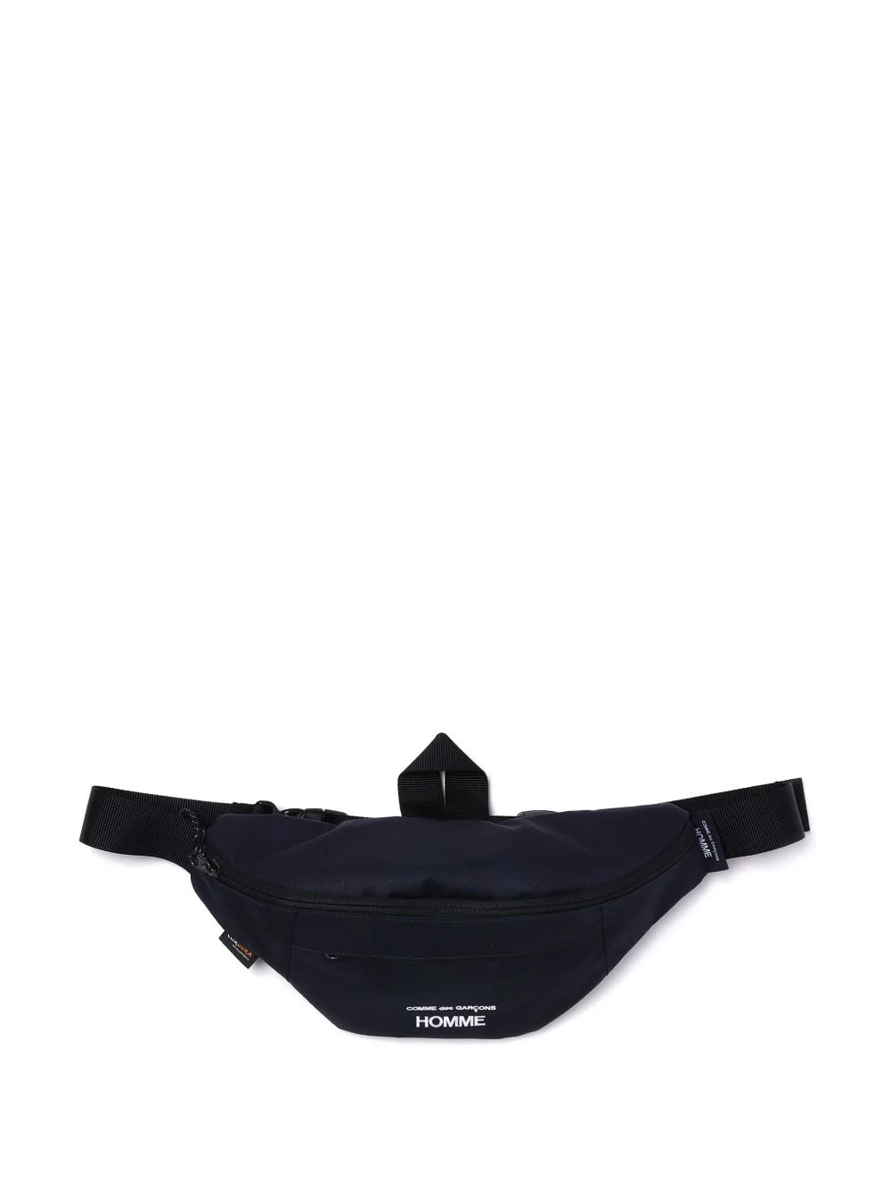 logo-print messenger bag - 1