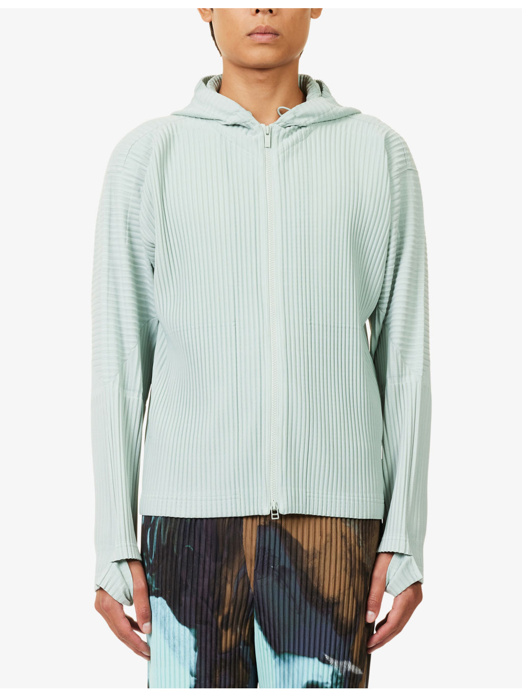 July Pleated Woven Hoodie - 3