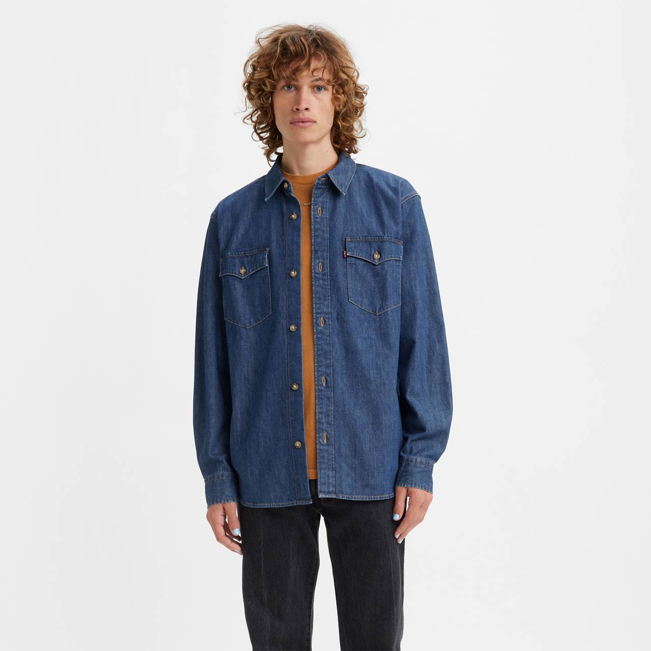 RELAXED FIT WESTERN SHIRT - 2