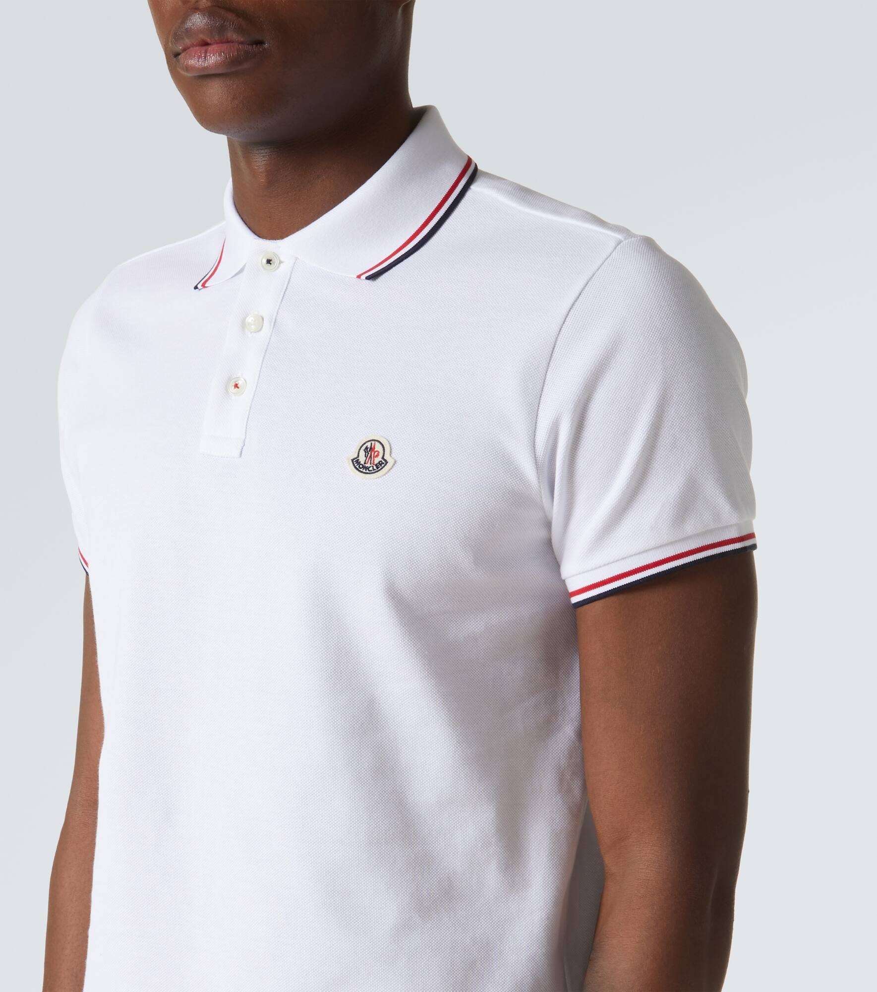 Logo cotton piqué polo shirt - 5