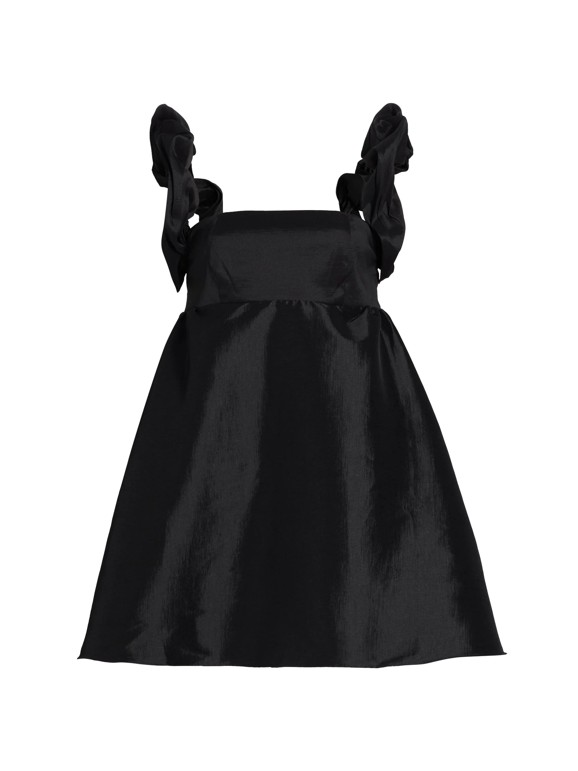 Women's Angela Taffeta Bubble-Strap Cocktail Dress - Black - 1