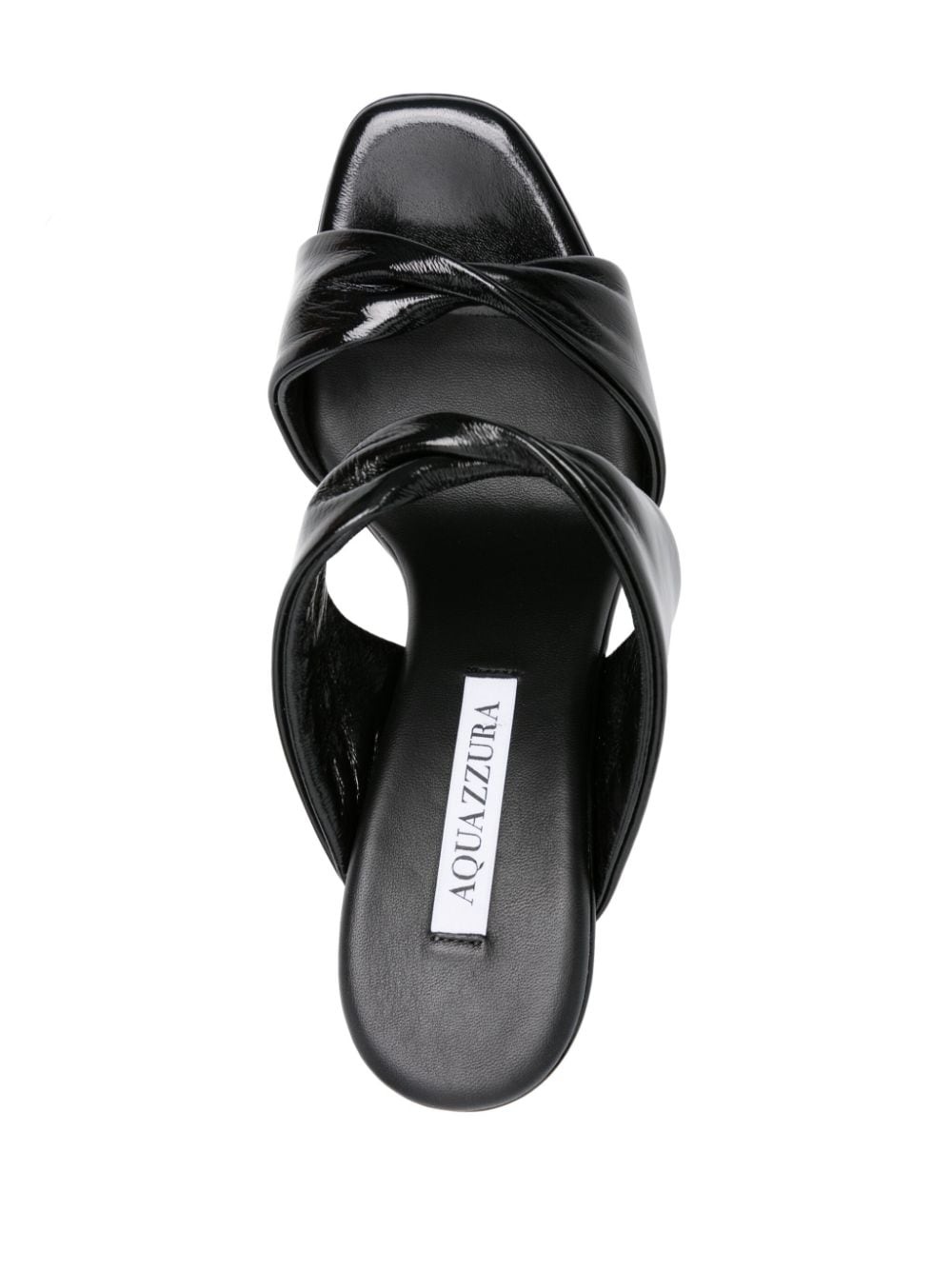 Twist 75mm leather mules - 4