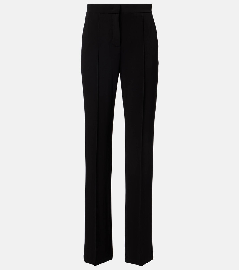 Dinda high-rise jersey straight pants - 1