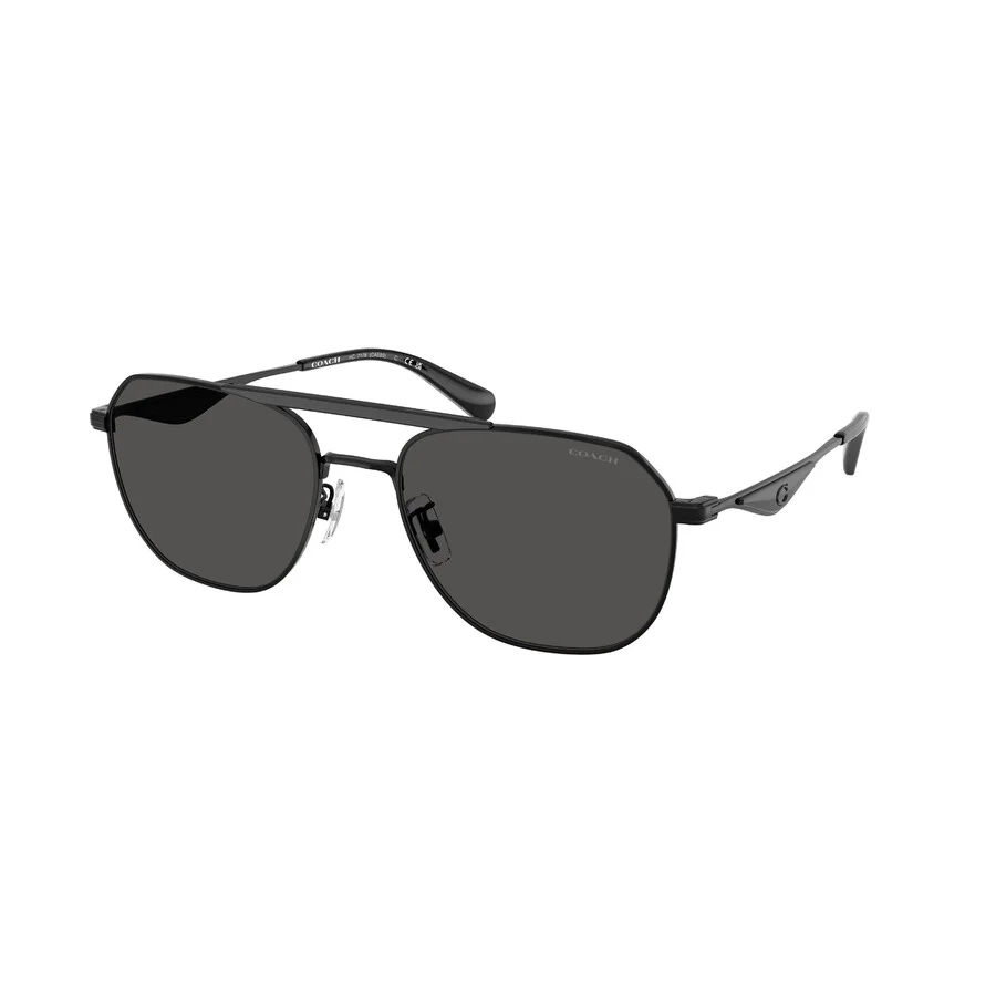 Coach Grey Pilot Men's Sunglasses HC7178 939387 57 - 1