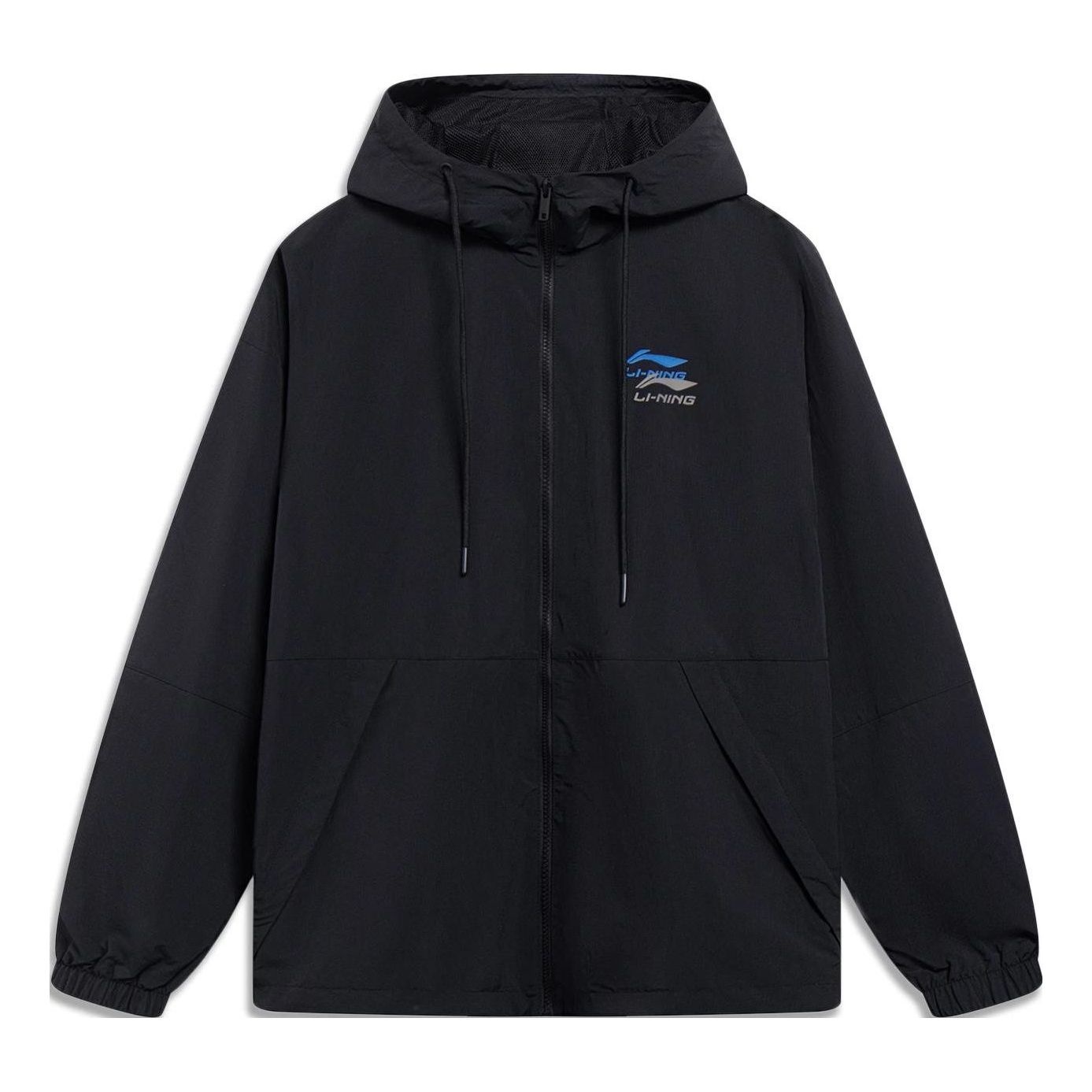Li-Ning Double Logo Waterproof Hooded Jacket 'Black' AFDT523-1 - 1