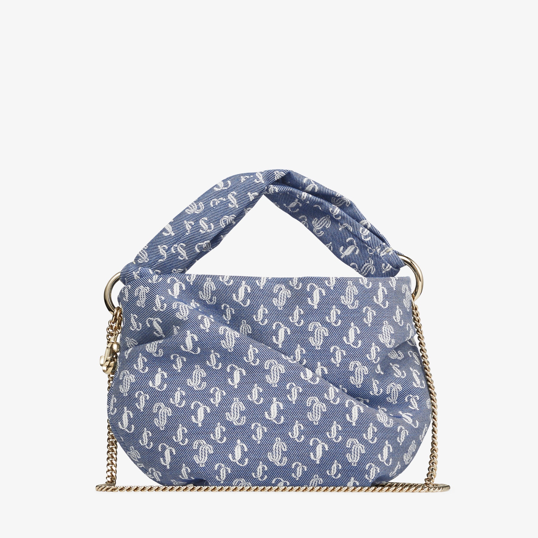 Bonny
Denim JC Monogram Bag with Twisted Handle - 9