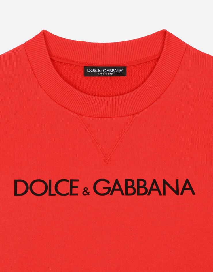 Jersey sweatshirt with “Dolce & Gabbana” print - 3