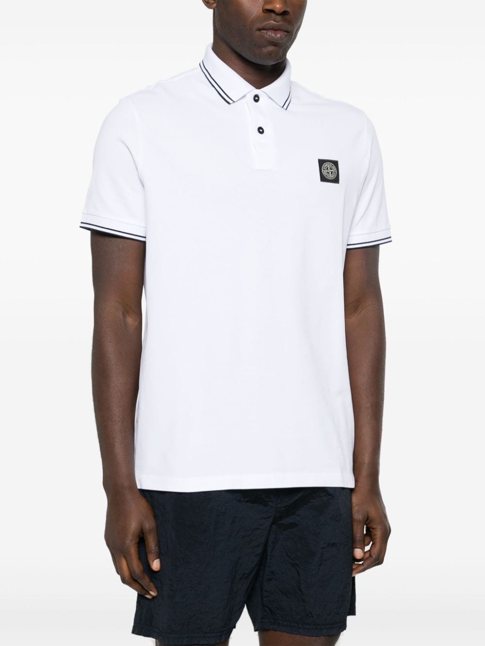 piqué cotton polo shirt - 3