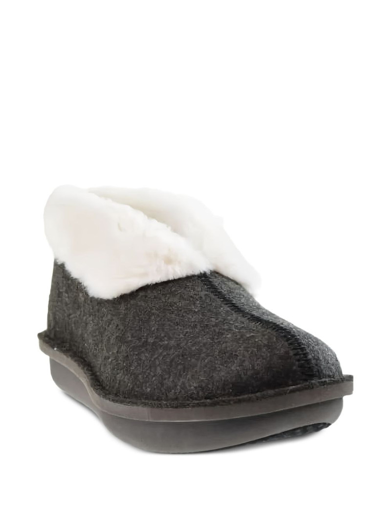 Clarks Originals Step Flowllow faux-fur trim slippers outlook