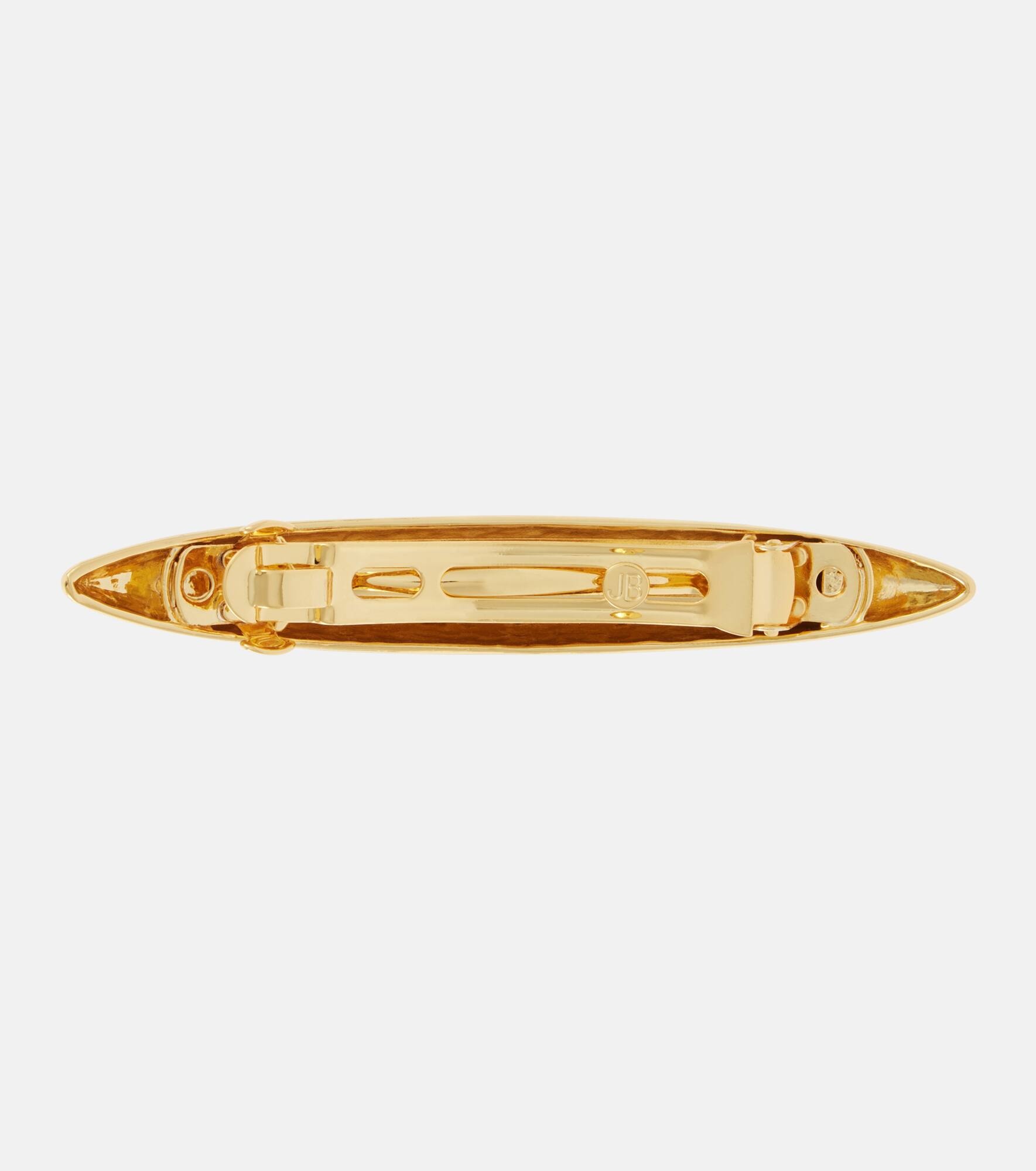 Maxine gold-plated barrette - 4