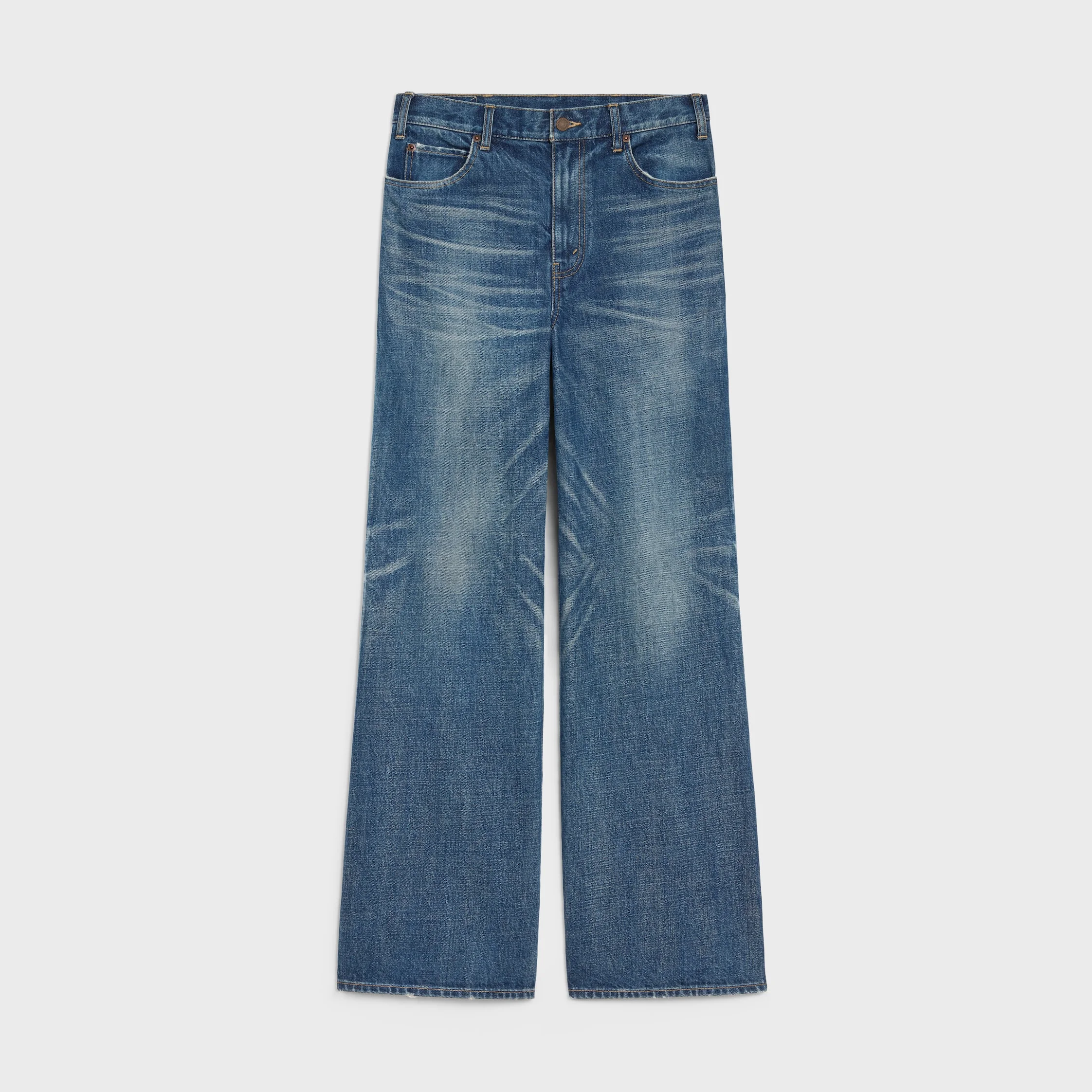 flared surf jeans in dark union wash denim - 1
