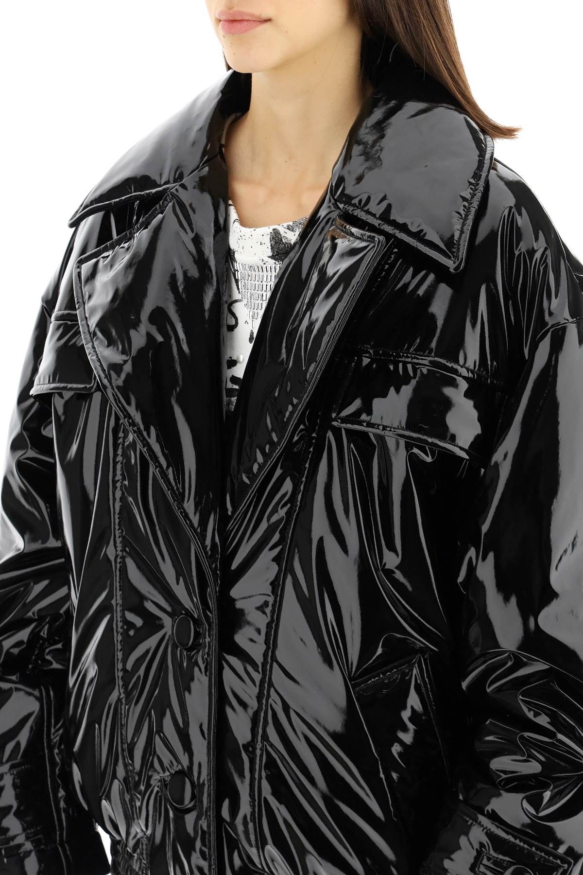 PATENT LEATHER JACKET - 5