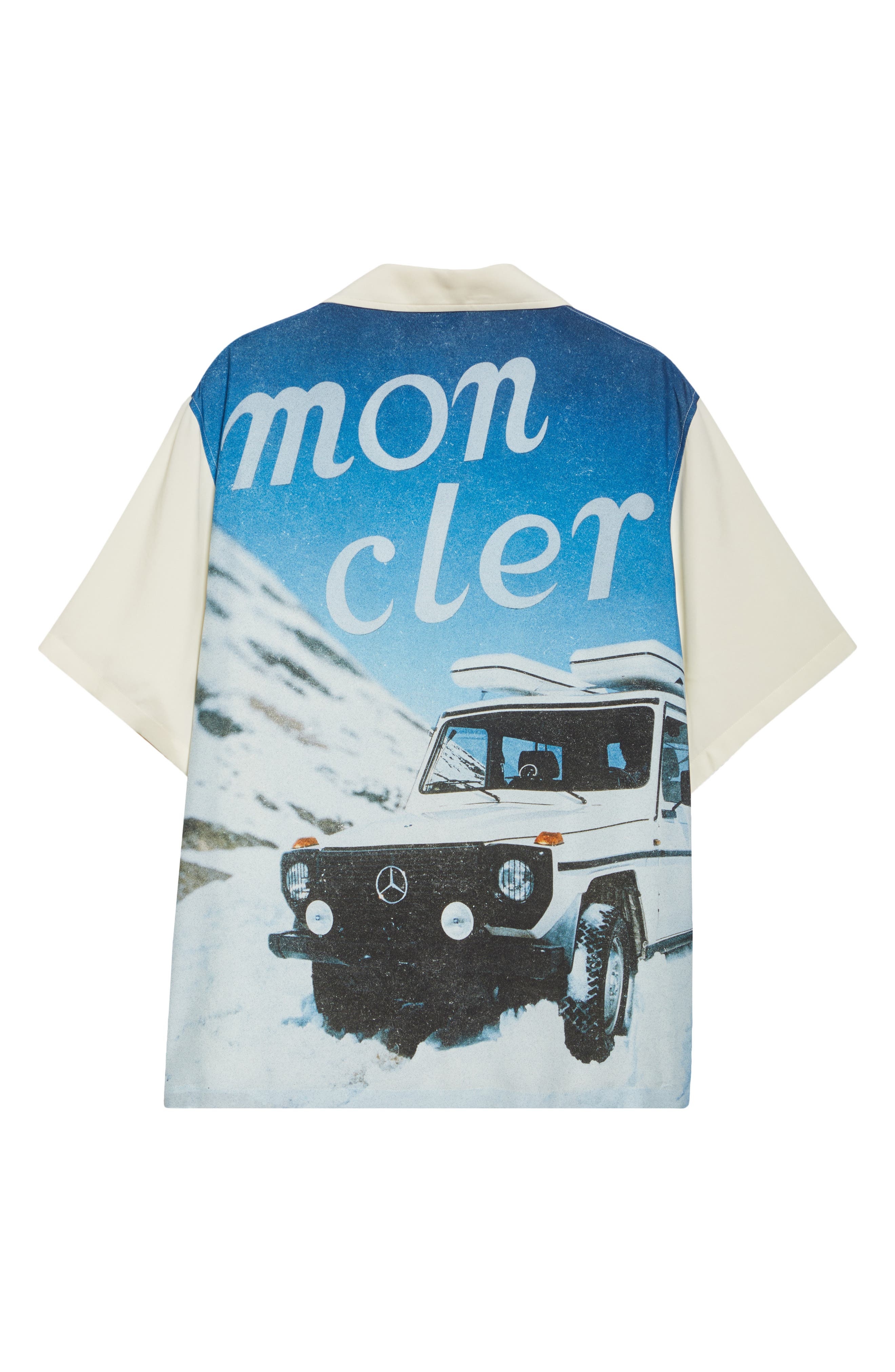 Moncler Genius x Mercedes-Benz By Nigo Print Camp Shirt in 041 - 7