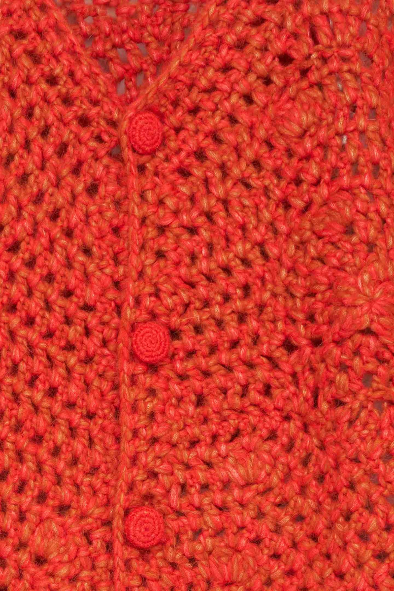 The Elder Statesman CROCHET WOMEN'S BOXY CARDIGAN outlook