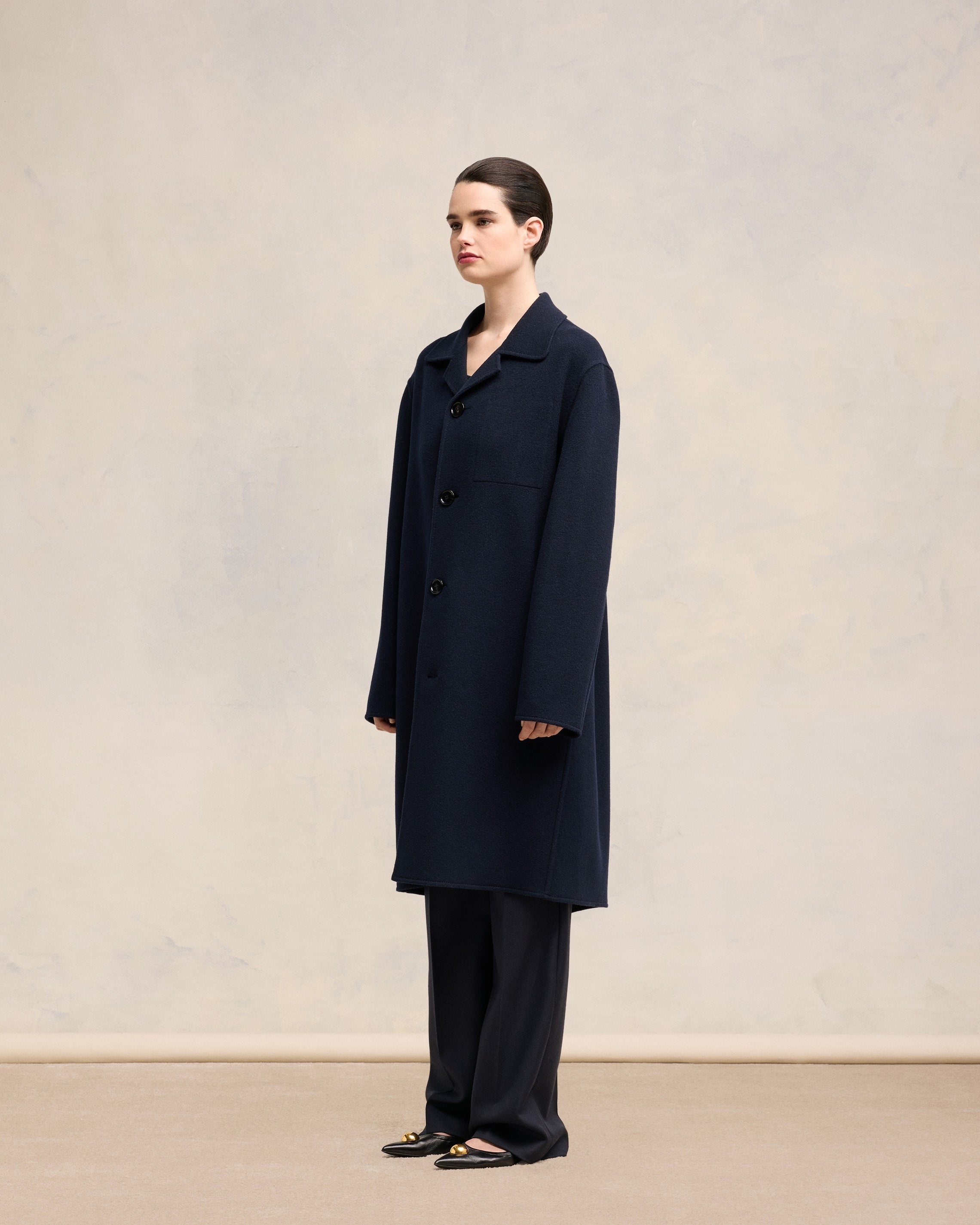 BELTED CAR COAT - 6