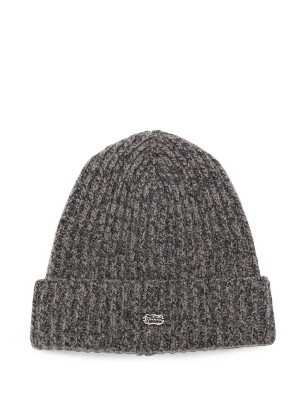 ribbed-knit beanie hat - 1
