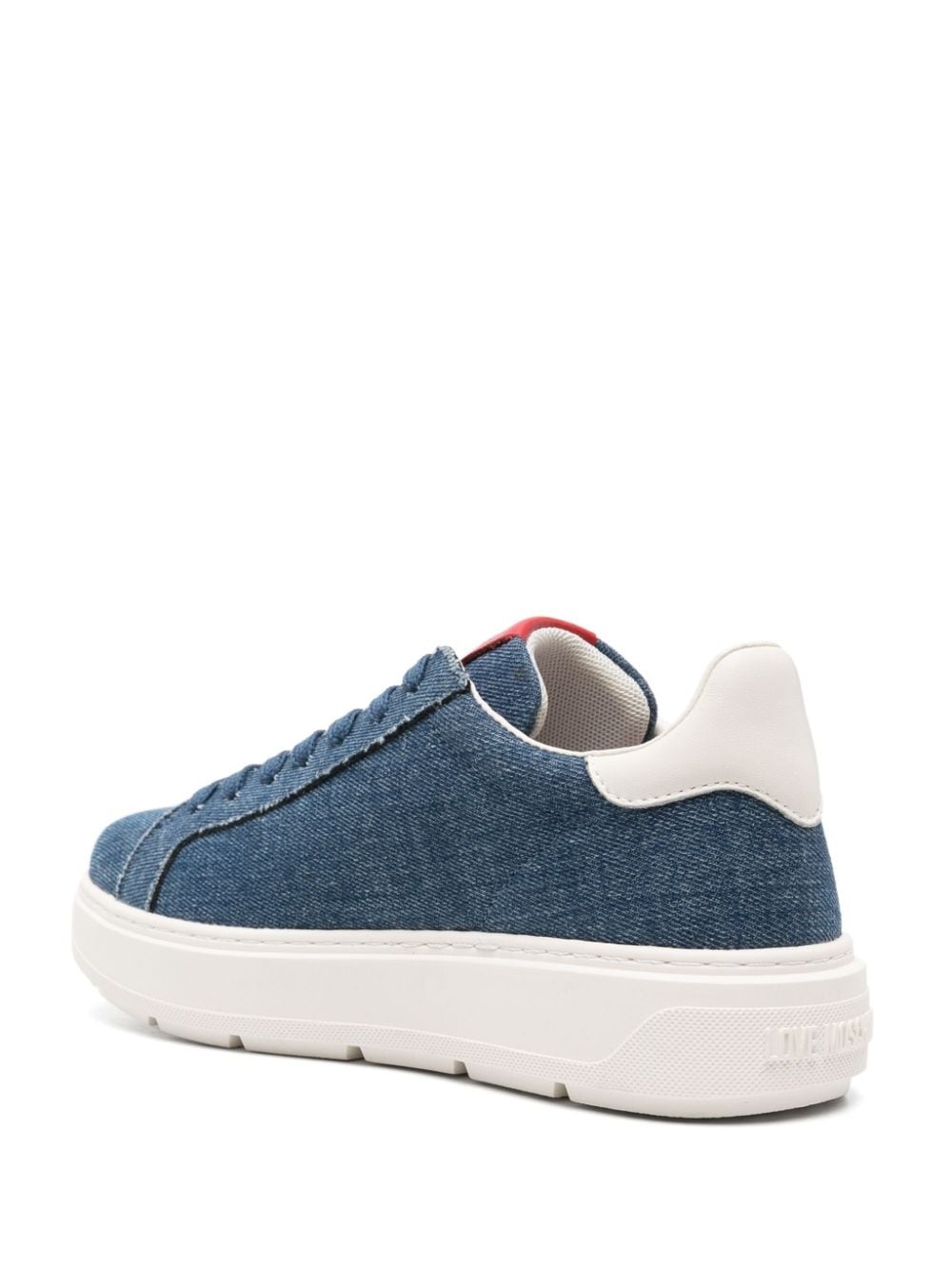 denim chunky sneakers - 3