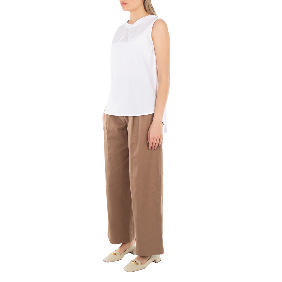 Max Mara Ofelia Sleeveless Poplin Top - 6